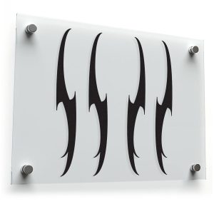 Edgy Tribal Claw Decal Set