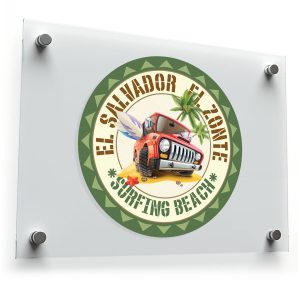 El Zonte Surfing Beach Decal