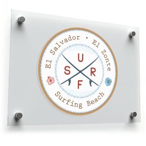 El Zonte Surfing Beach Vinyl Sticker