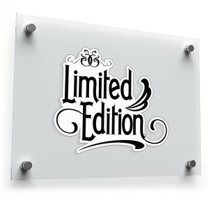 Elegant "Limited Edition" Sticker