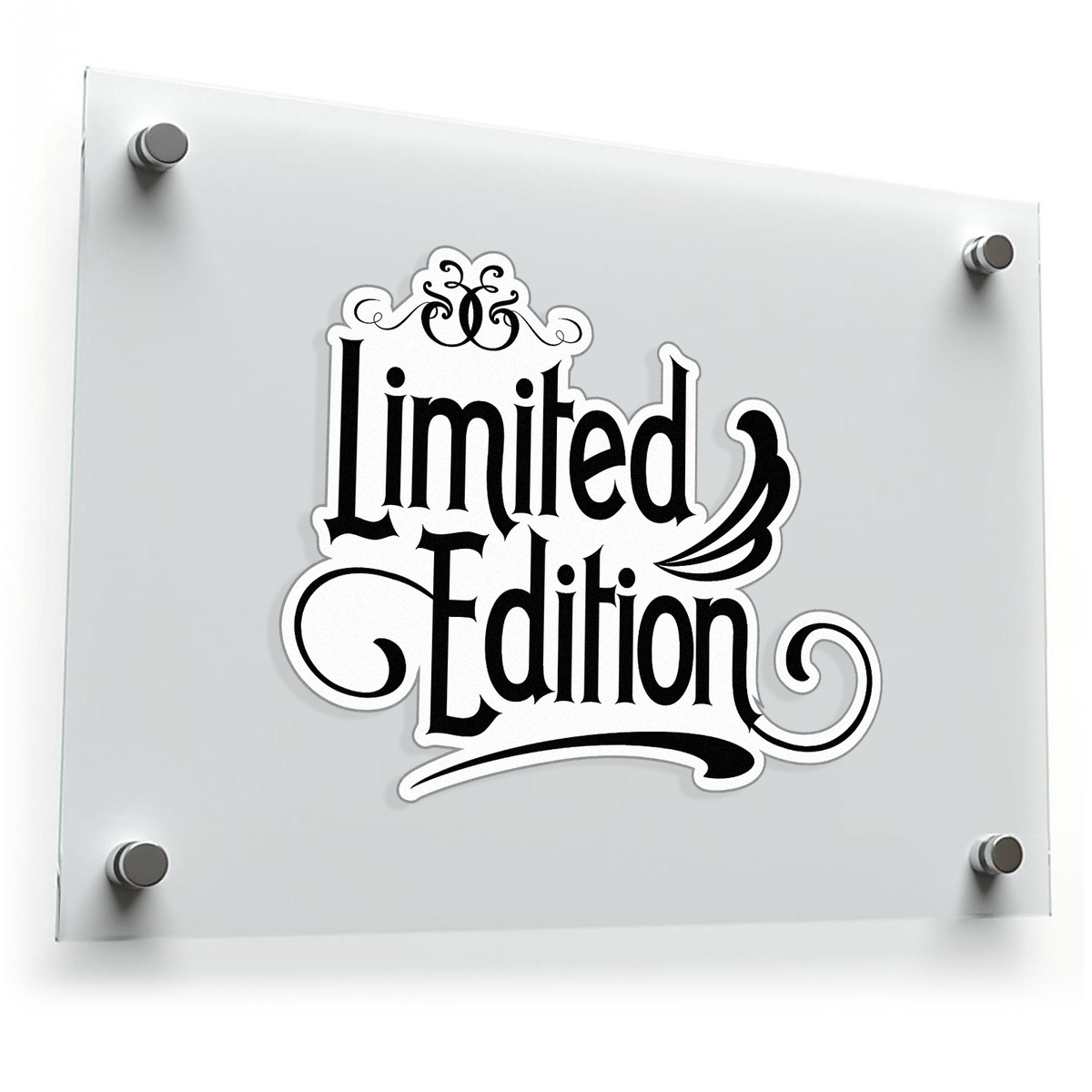 Elegant "Limited Edition" Sticker 3 Elegant "Limited Edition" Sticker