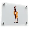 Elegant African Woman with Jar Sticker