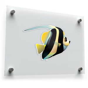 Elegant Angelfish Sticker