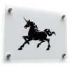 Elegant Black Unicorn Decal