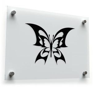 Elegant Butterfly Silhouette Decal