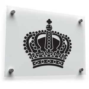 Elegant Crown Vinyl Decal