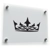Elegant Crown Vinyl Sticker