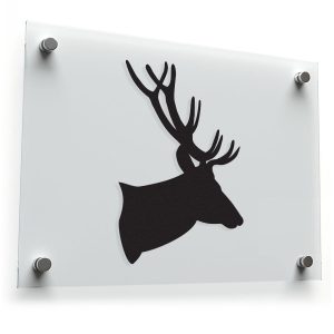 Elegant Deer Silhouette Wall Decal