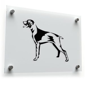 Elegant Dog Silhouette Decal