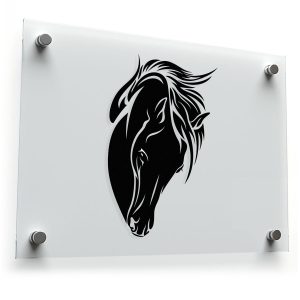 Elegant Horse Head Vinyl Decal