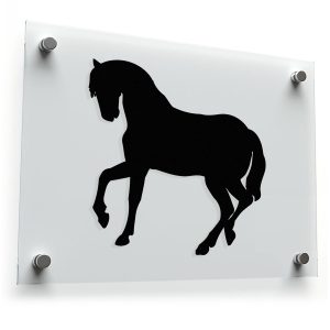 Elegant Horse Silhouette Vinyl Sticker