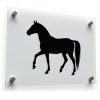 Elegant Horse Silhouette Vinyl Sticker