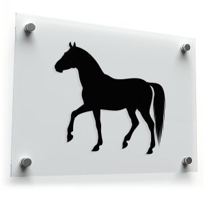 Elegant Horse Silhouette Vinyl Sticker