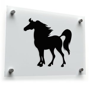Elegant Horse Silhouette Vinyl Sticker