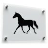Elegant Horse Silhouette Vinyl Sticker