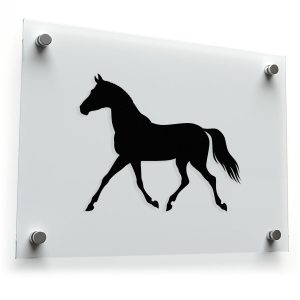 Elegant Horse Silhouette Vinyl Sticker