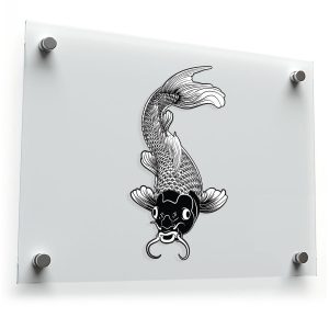 Elegant Koi Fish Sticker