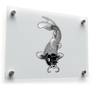 Elegant Koi Fish Sticker
