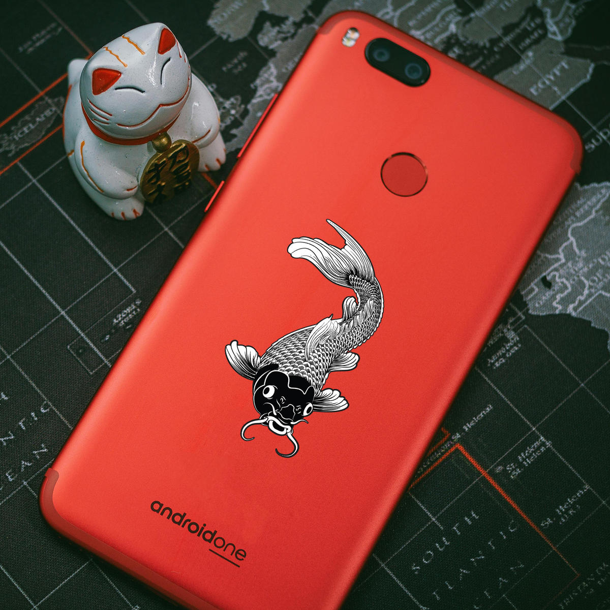 Elegant Koi Fish Sticker 8 Elegant Koi Fish Sticker - Image 6