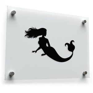 Elegant Mermaid Silhouette Decal