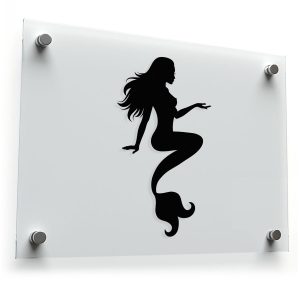 Elegant Mermaid Silhouette Decal