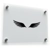 Elegant Minimalist Wing Design Sticker 1