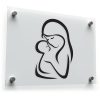 Elegant Mother and Child Sticker 1