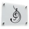 Elegant Musical Note Sticker 1