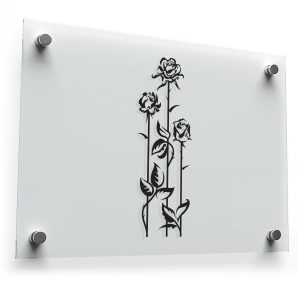 Elegant Rose Trio Sticker