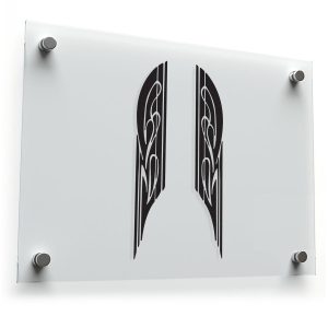 Elegant Tribal Wing Sticker Set
