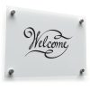 Elegant Welcome Script Sticker
