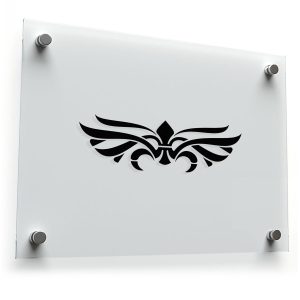 Elegant Winged Tribal Decal