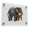 Elephant Family Vinyl Sticker 1