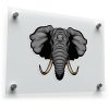Elephant Head Sticker 1