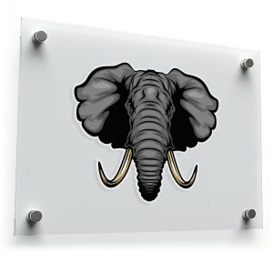 Elephant Head Sticker
