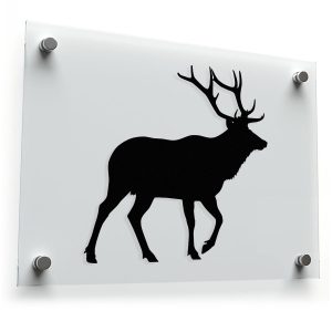Elk Silhouette Sticker