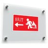 Emergency Exit Sign Sticker 1