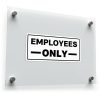 Employees Only Door Sticker