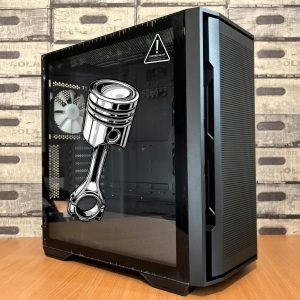 Alternative view of Engine Piston Art Sticker