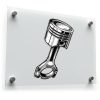 Engine Piston Art Sticker 1