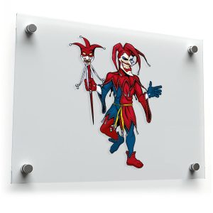 Evil Jester Vinyl Decal
