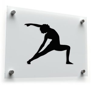 Extended Side Angle Yoga Pose Sticker