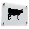 Farm Cow Silhouette Sticker