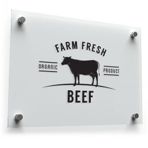 Farm Fresh Beef Vinyl Decal