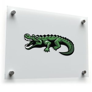 Ferocious Alligator Vinyl Sticker