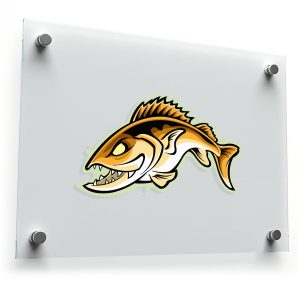 Ferocious Fish Sticker