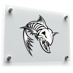 Ferocious Piranha Sticker