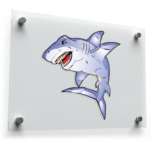 Ferocious Shark Sticker
