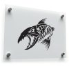 Ferocious Skeleton Fish Sticker