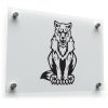 Ferocious Wolf Sticker